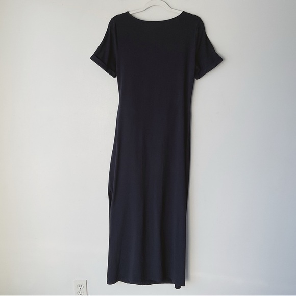 Sézane Organic Cotton Pippa Maxi Dress in Black Size M - Picture 4 of 10